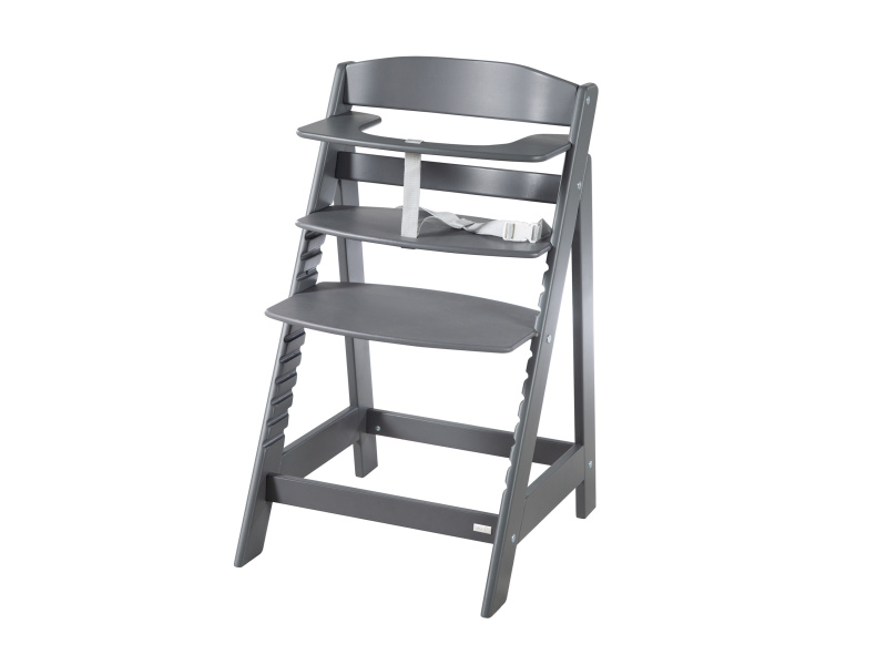 roba Dětská vysoká židlička Sit Up se schůdky (antracitová Flex)