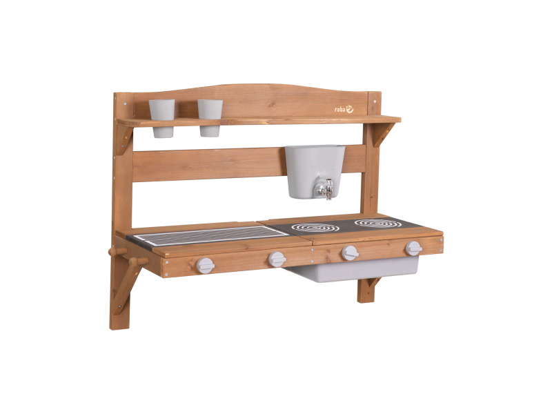 roba Dětská venkovní kuchyňka (85x35x65, teak)