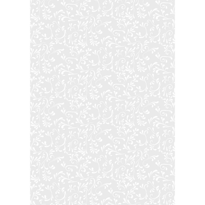 Transparentní papír A4 květinové ornamenty (5ks)