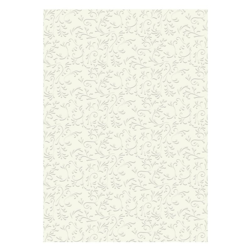 Embosovaný papír A4 s reliéfem Roma - champagne