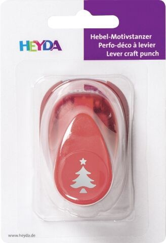 HEYDA ozdobná děrovačka velikost S - vánoční stromek 1,7 cm DAVER, spol. s r.o.