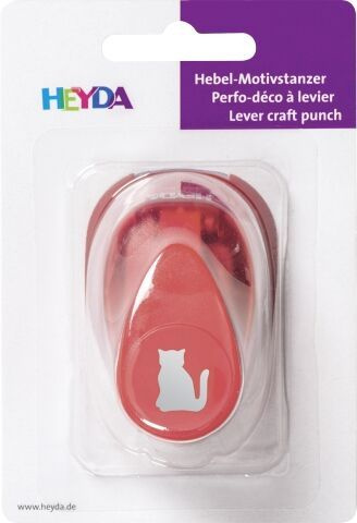 HEYDA ozdobná děrovačka velikost S - kočička 1,7 cm DAVER, spol. s r.o.