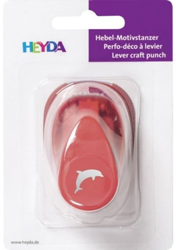 HEYDA ozdobná děrovačka velikost S - delfín 1,7 cm DAVER, spol. s r.o.