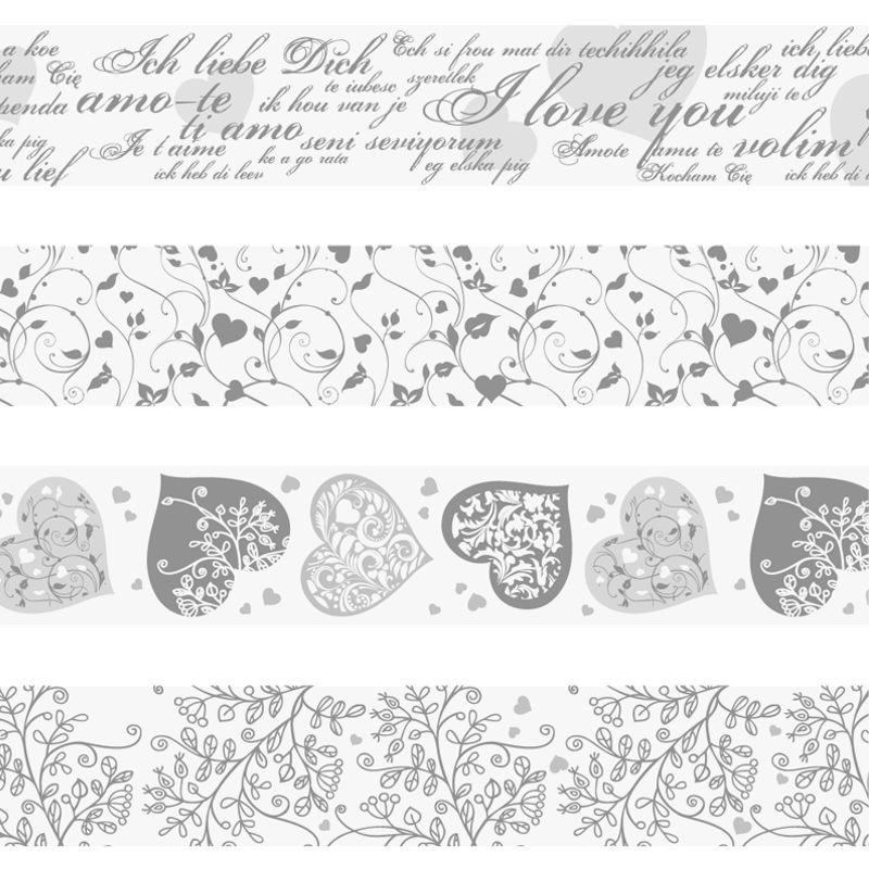 HEYDA Sada ozdobných lepicích pásek - srdce DAVER, spol. s r.o.