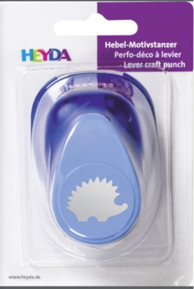 HEYDA ozdobná děrovačka velikost L - ježek 2,5 cm DAVER, spol. s r.o.