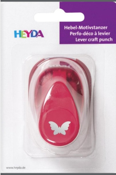 HEYDA ozdobná děrovačka velikost S - motýl 1,7 cm DAVER, spol. s r.o.