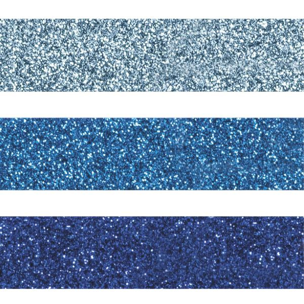 HEYDA Sada glitrových lepicích pásek - modrý mix DAVER, spol. s r.o.