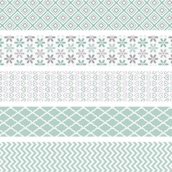 HEYDA Sada ozdobných lepicích pásek - zelený mix DAVER, spol. s r.o.