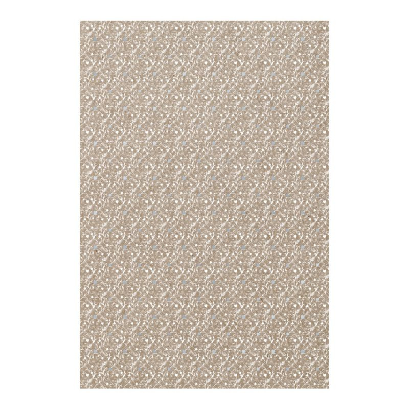 Jednostranný papír A4 hnědo bílý se srdíčky 200g/m2