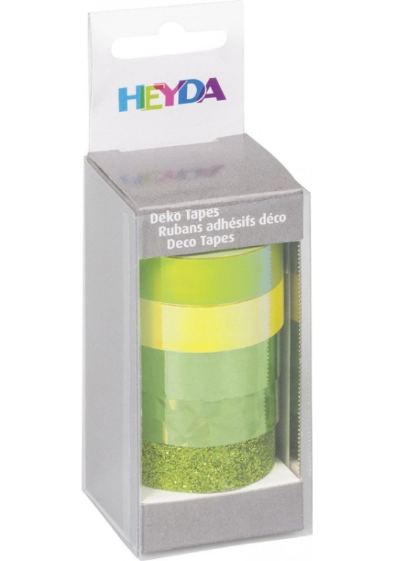 HEYDA Sada ozdobných lepicích pásek - zelený mix DAVER, spol. s r.o.