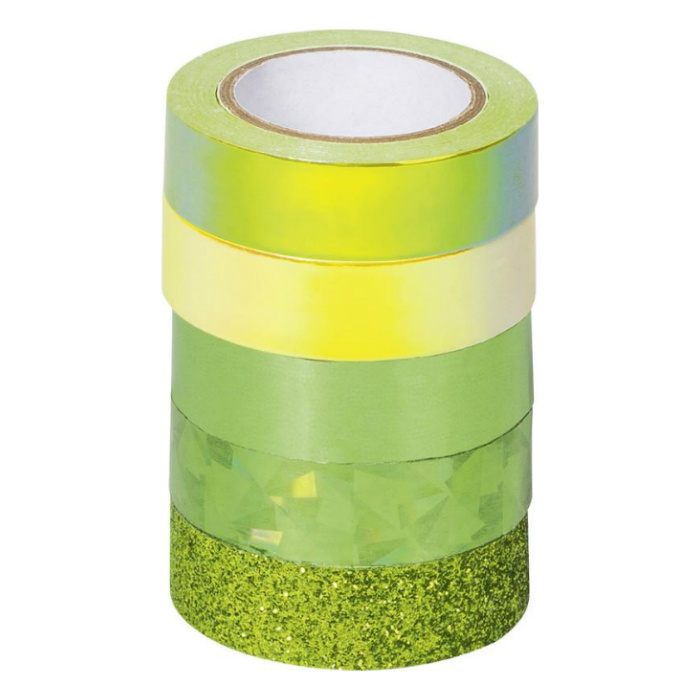 HEYDA Sada ozdobných lepicích pásek - zelený mix DAVER, spol. s r.o.