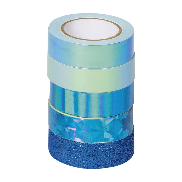 HEYDA Sada ozdobných lepicích pásek - modrý mix DAVER, spol. s r.o.