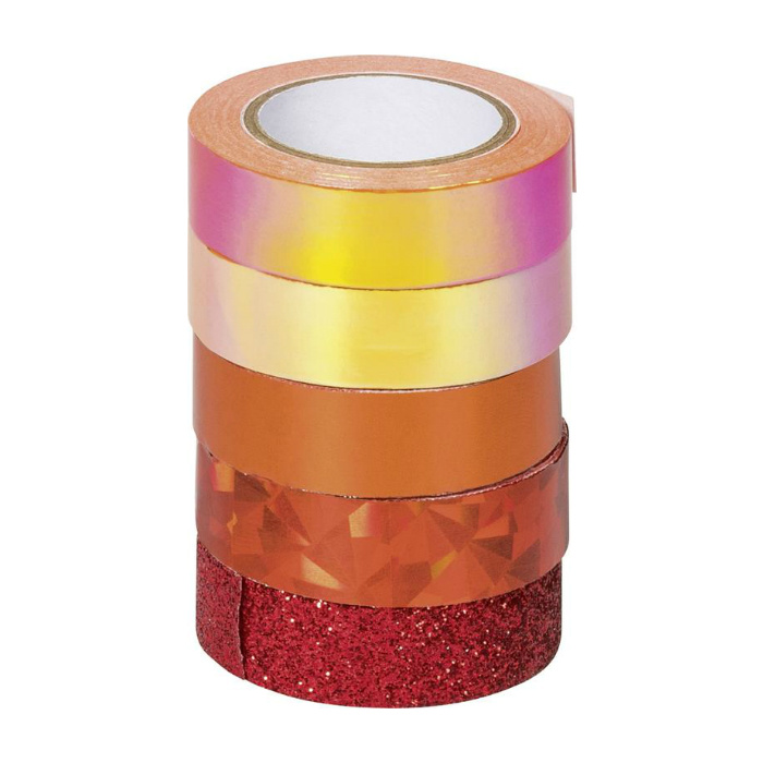 HEYDA Sada ozdobných lepicích pásek - oranžový mix DAVER, spol. s r.o.