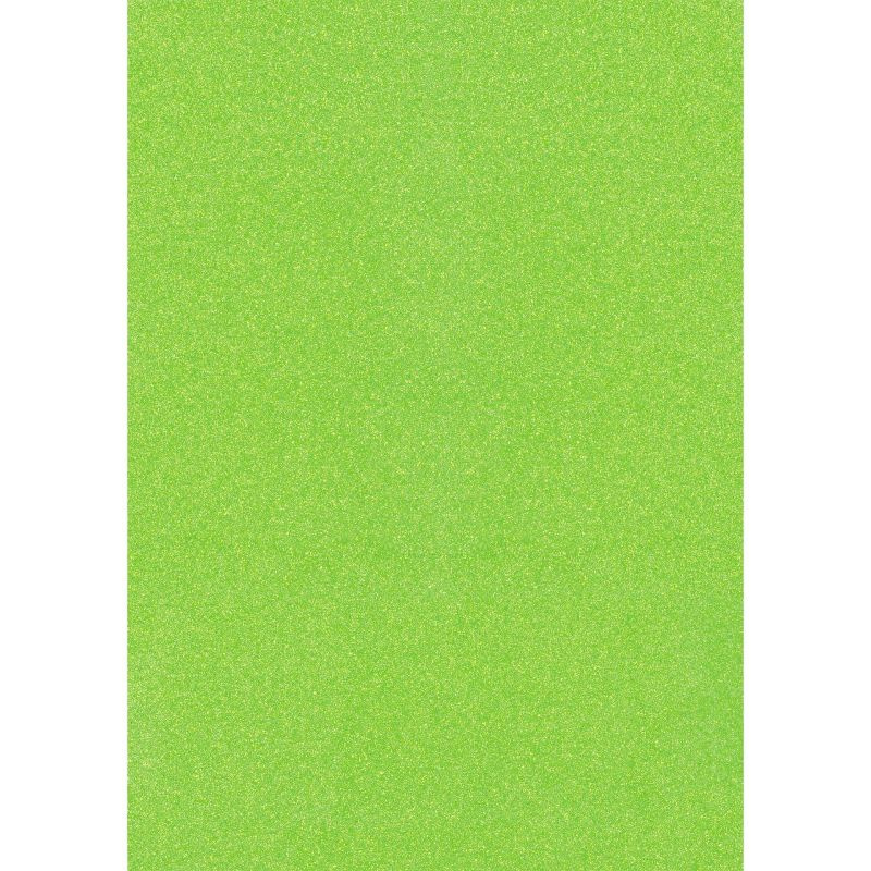 Třpytivý papír A4 neonový zelený 200g/m2 (1ks)