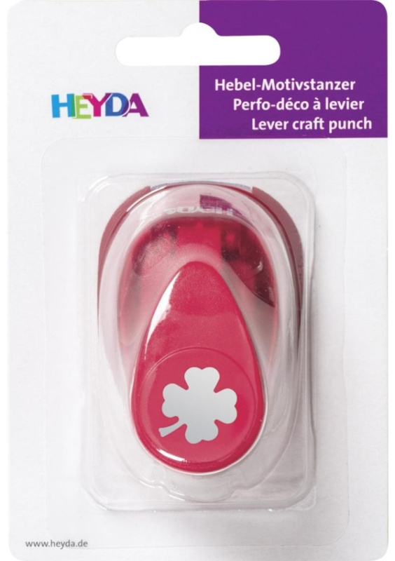 HEYDA Ozdobná děrovačka velikost S - čtyřlístek 1,6 cm DAVER, spol. s r.o.