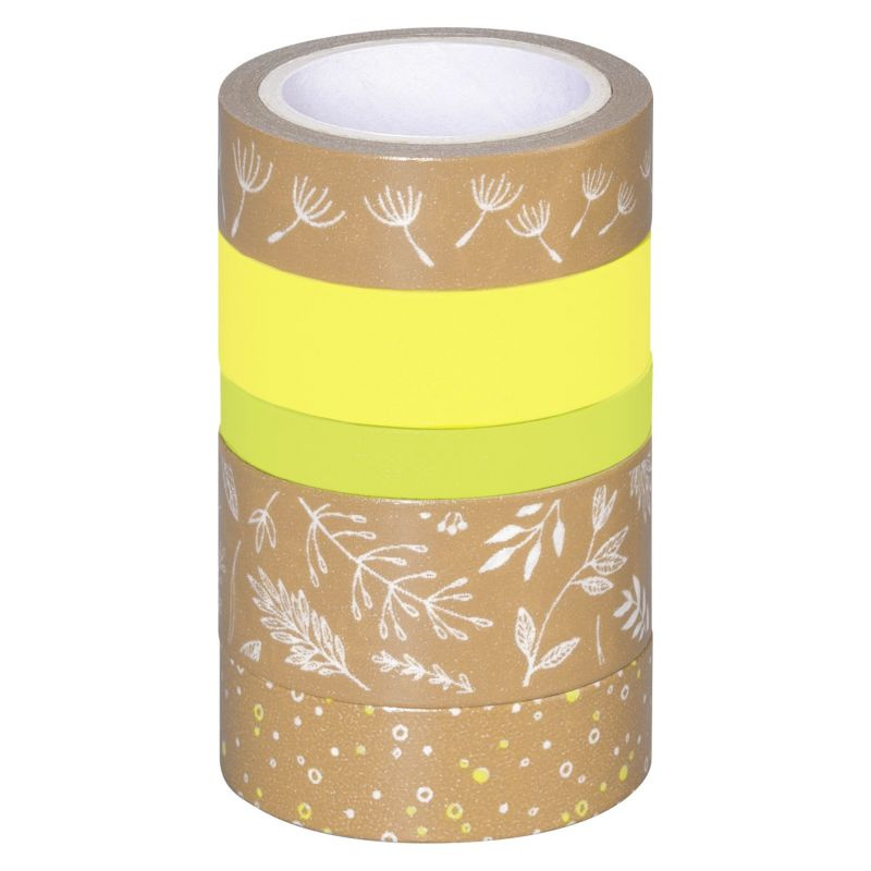 HEYDA Sada lepicích pásek - natur lístky zelené DAVER, spol. s r.o.