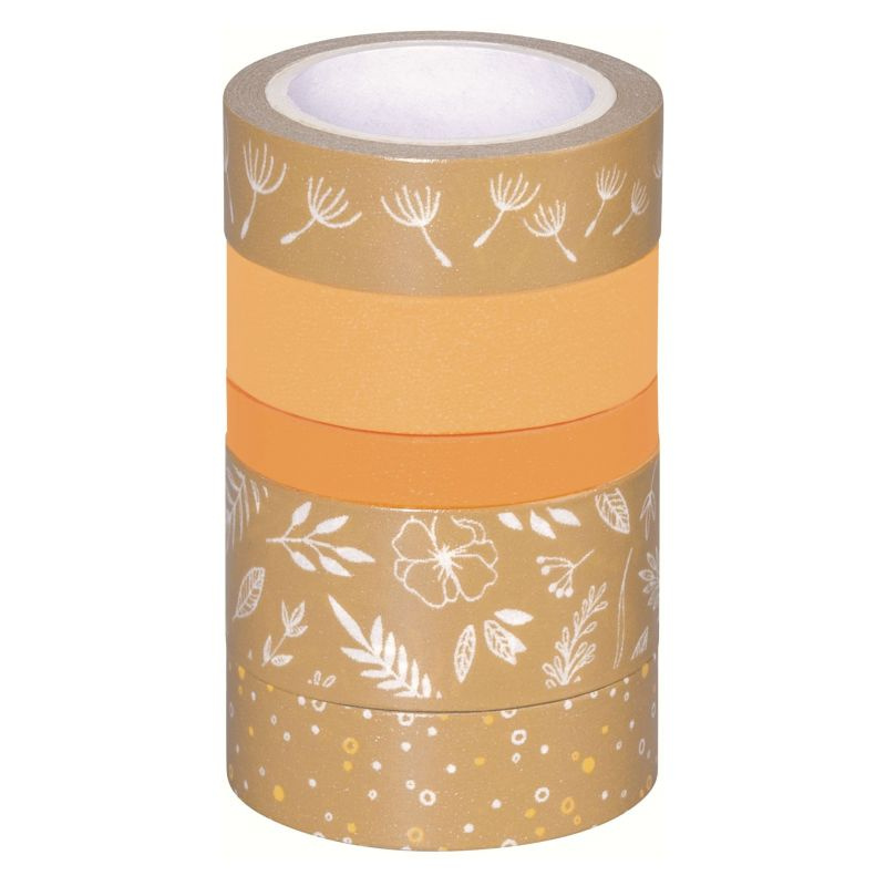 HEYDA Sada lepicích pásek - natur lístky oranžové DAVER, spol. s r.o.