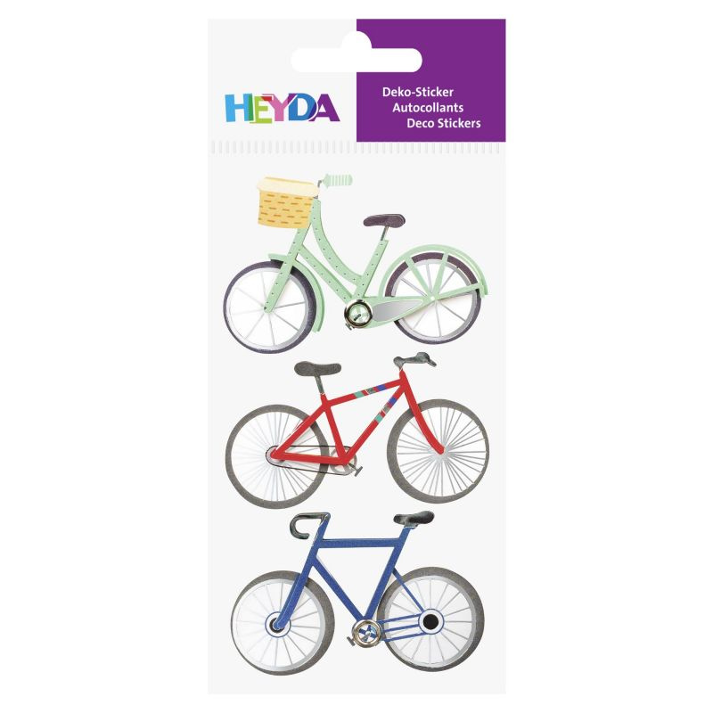 Papírová samolepicí dekorace 3D - kolo (3ks)