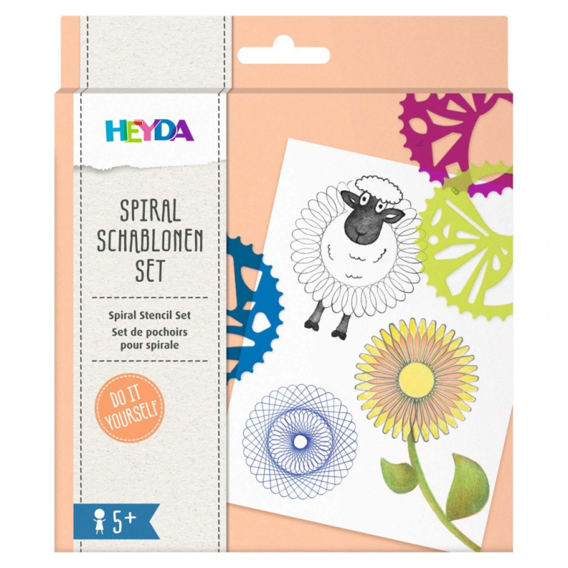 Spirograf se šablonami sada (5ks)