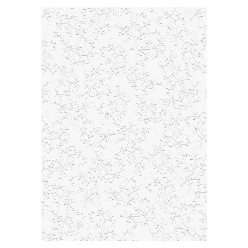 Embosovaný papír A4 s reliéfem Firenze - bílý