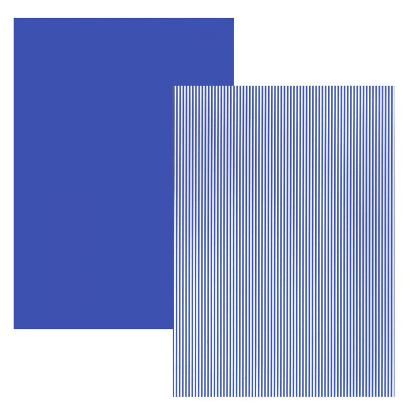 Hladký papír A4 tmavě modrý s proužky 200g/m2
