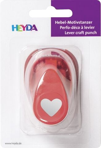 HEYDA ozdobná děrovačka velikost S - srdce 1,7 cm DAVER, spol. s r.o.
