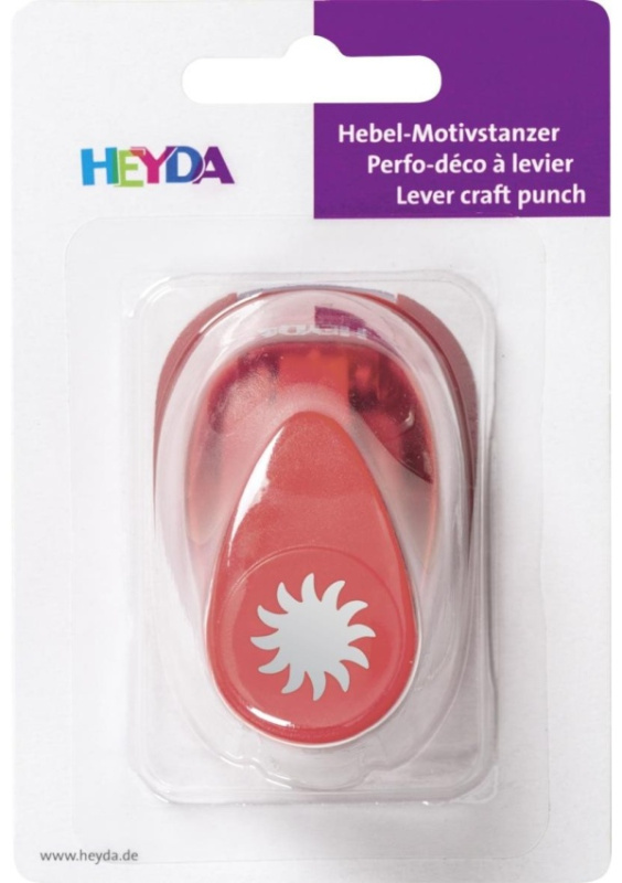 HEYDA Ozdobná děrovačka velikost S - sluníčko 1,6 cm DAVER, spol. s r.o.