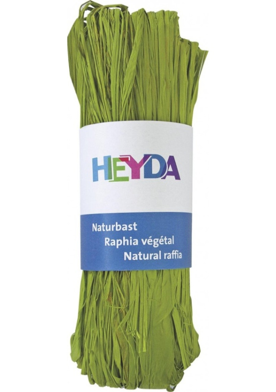HEYDA Přírodní lýko - světle zelené 50 g DAVER, spol. s r.o.