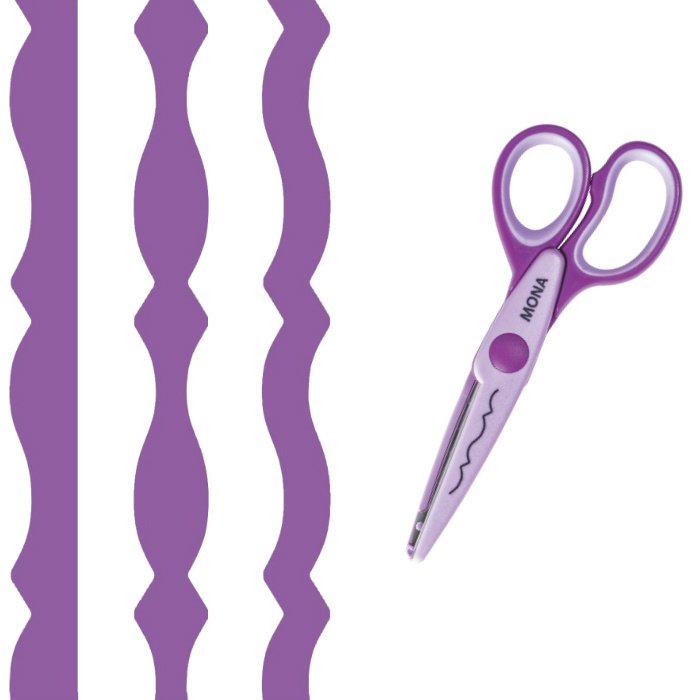 HEYDA Ozdobné nůžky - Mona fialové DAVER, spol. s r.o.