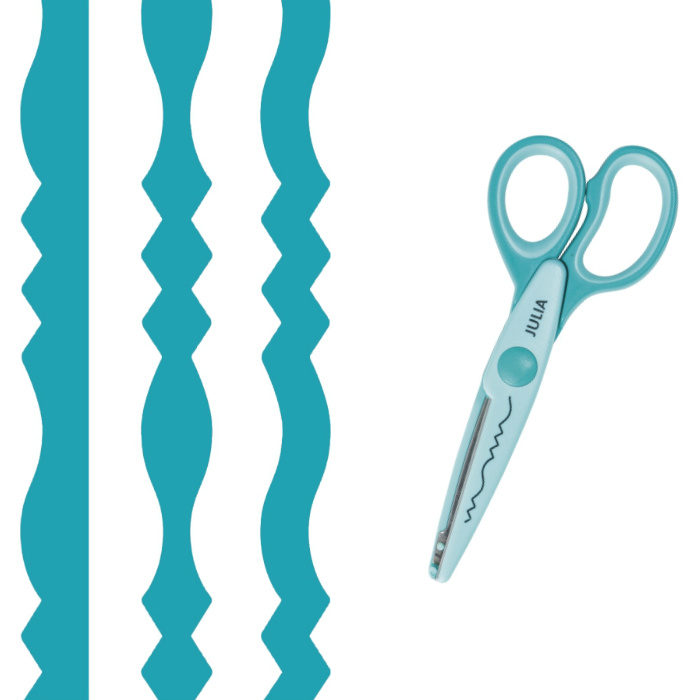 HEYDA Ozdobné nůžky - Julia tyrkysové DAVER, spol. s r.o.