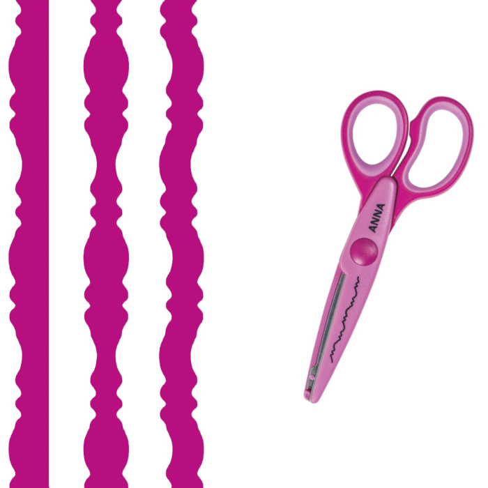 HEYDA Ozdobné nůžky - Anna růžové DAVER, spol. s r.o.