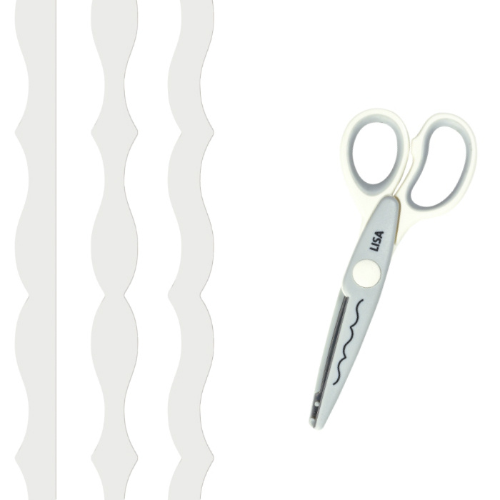 HEYDA Ozdobné nůžky - Lisa bílé DAVER, spol. s r.o.