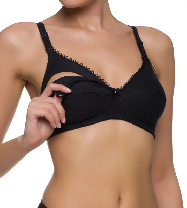 Kojenecká podprsenka 5089 - Naturana 75B černá