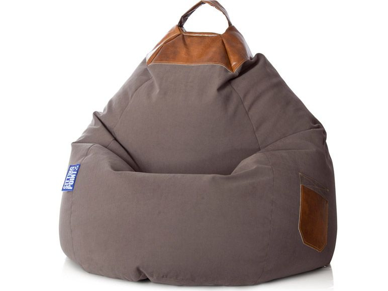 Sitting Point Sedací vak Beanbag Jamie (hnědá, XXL (300 l))