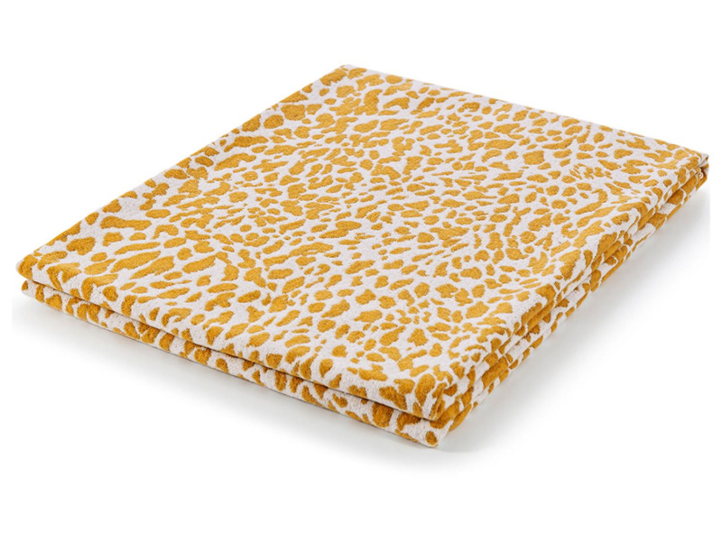 Magma Deka Leopardo, 140 x 180 cm (hořčicová)