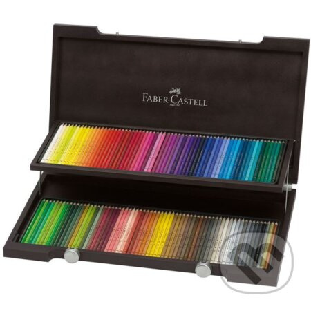 Pastelky Faber-Castell Polychromos 110013 dřevěná kazeta, 120 barev