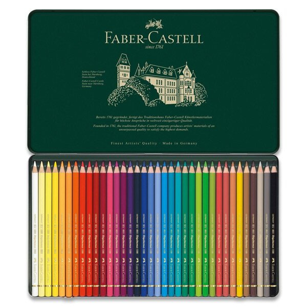 Pastelky Faber Castell Polychromos 36ks plech. krabička Faber-Castell