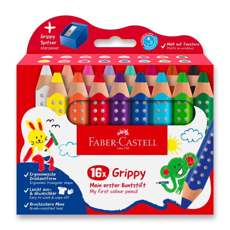 Pastelka Faber-Castell Grippy - 16 barev Faber-Castell