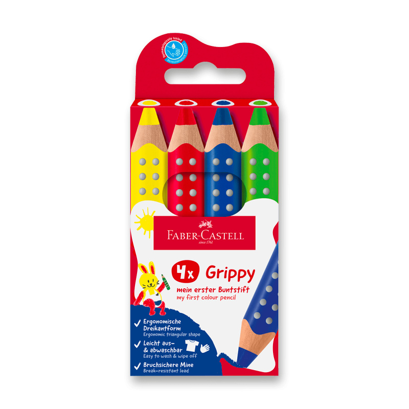 Pastelky extra hrubé Grippy Klasik set/4