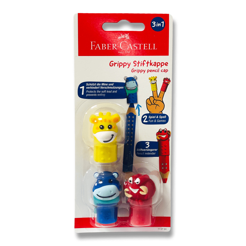 Faber-Castell Grippy Hello - násadky - 3 ks, blistr