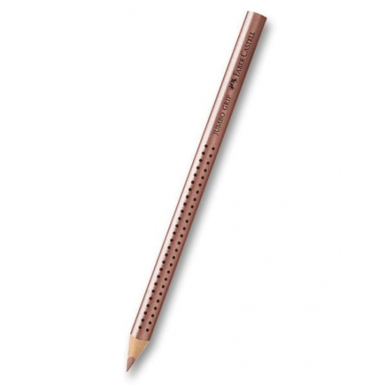 Pastelka trojboká Faber Castell JUMBO GRIP Metallic měděná Faber-Castell