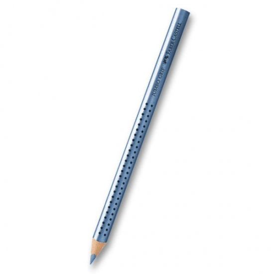 Pastelka trojboká Faber Castell JUMBO GRIP Metallic modrá Faber-Castell