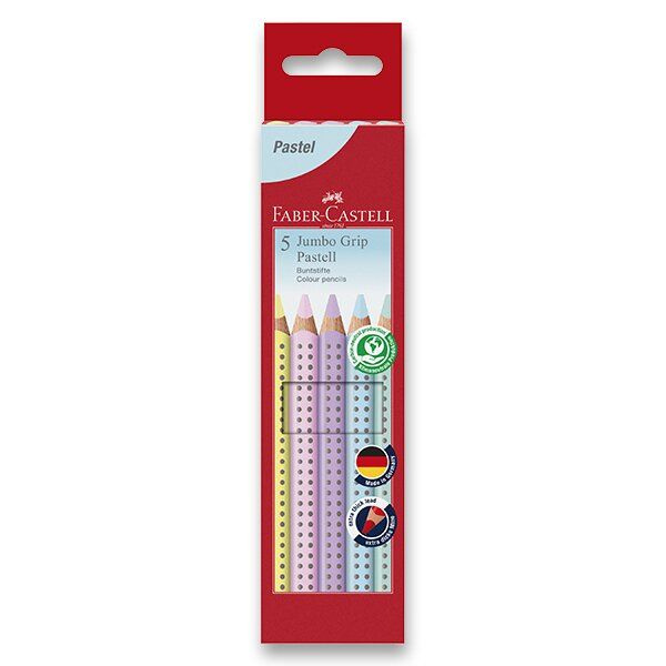 Pastelky Faber-Castell Jumbo Grip Pastel 5 barev Faber-Castell