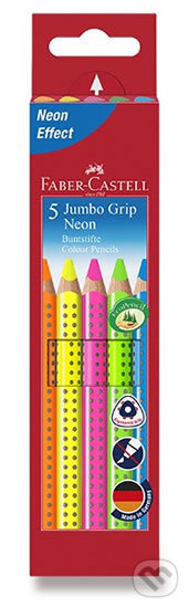 Pastelky Faber Castell Jumbo Grip Neon 5ks Faber-Castell