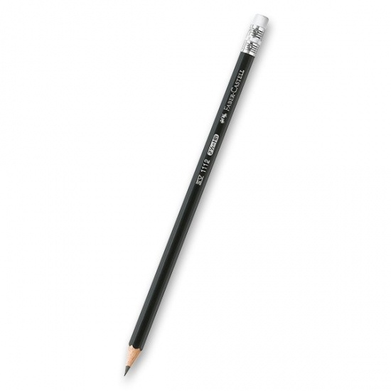 Grafitová tužka Faber Castell 1112 HB s pryží Faber-Castell