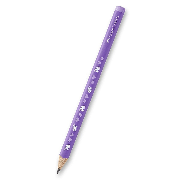 Grafitová tužka Faber-Castell Jumbo Unicorn HB, fialová Faber-Castell