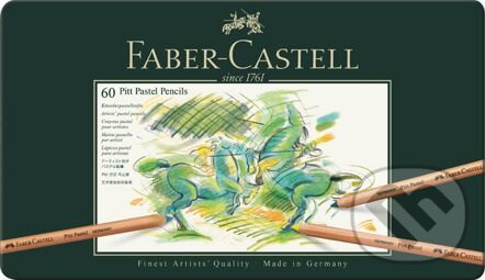 Umělecké pastely Faber-Castell Pitt Pastel 112160 plechová krabička, 60 ks