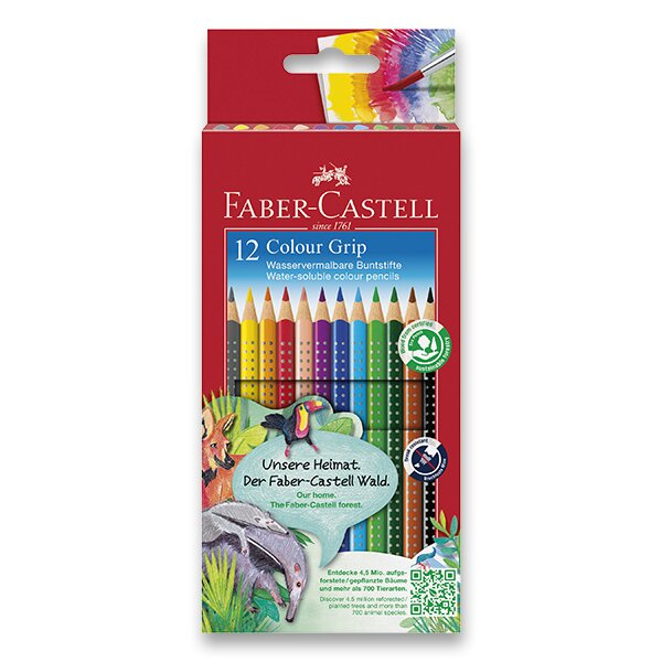 Pastelky Faber-Castell Colour Grip 2011 - 12 barev Faber-Castell