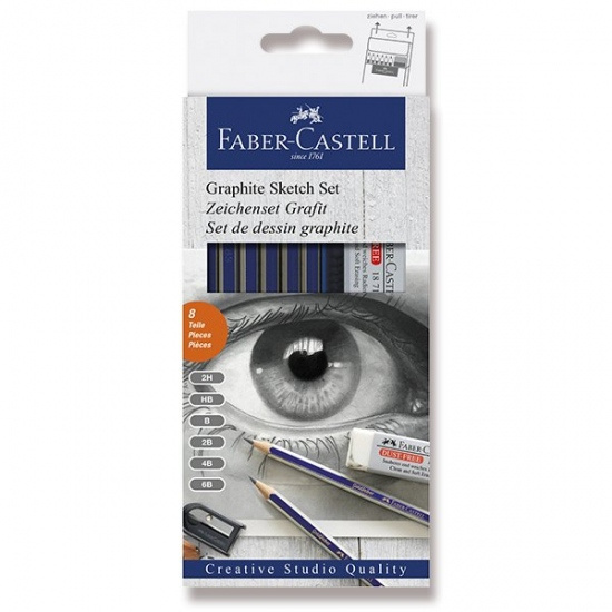 Grafitová tužka Faber Castell Goldfaber sada 8ks Faber-Castell