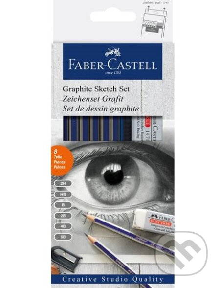 Grafitová tužka Faber Castell Goldfaber sada 8ks Faber-Castell